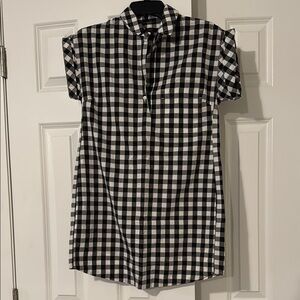 J crew plaid mini dress